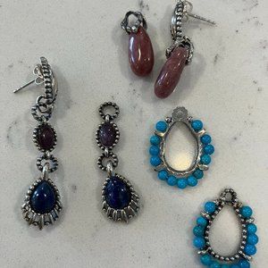 Carolyn  Pollack Interchangeable Earrings